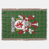 Couverture Armoiries irlandaises Pettit Coat Famille Crest Ir (Devant)
