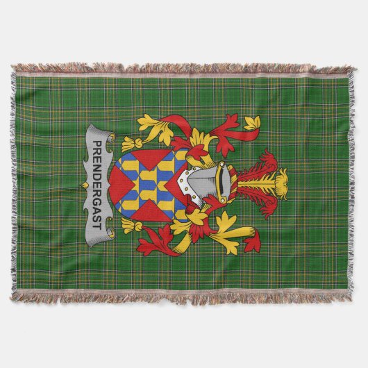 Couverture Armoiries irlandaises Prendergast Family Crest Ire (Devant)