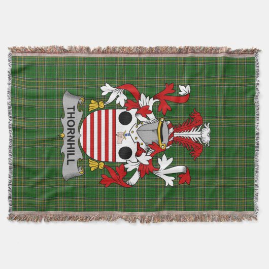 Couverture Armoiries irlandaises Thornhill Family Crest Irlan (Devant)