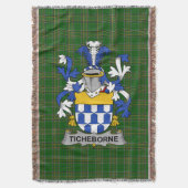 Couverture Armoiries irlandaises Ticheborne Family Crest Irel (devant Vertical)