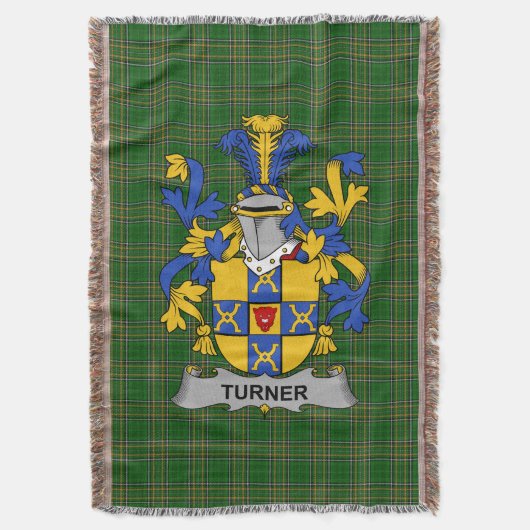 Couverture Armoiries irlandaises Turner Family Crest Irlande (devant Vertical)