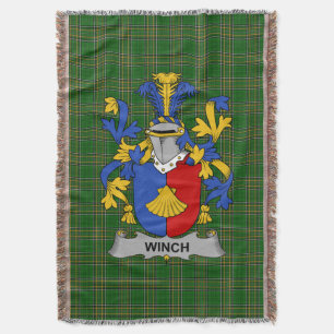 Couverture Armoiries irlandaises Winch Family Crest Irlande
