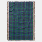 Couverture Armstrong Family Tartan Royal Blue et Green Plaid (devant Vertical)