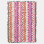 Couverture arrière - plan de zigzag rose (devant Vertical)