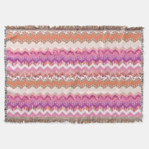 Couverture arrière - plan de zigzag rose