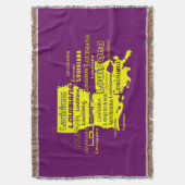 Couverture Arrière - plan pourpre de police d'état jaune de (devant Vertical)