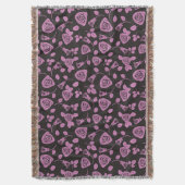 Couverture Arrière - plan rose floral (devant Vertical)