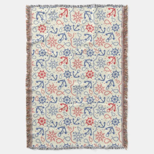 Couverture arrière - plan rouge et marine avec ancre (devant Vertical)