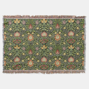 Couverture Art de carreaux floraux persans noirs de William M