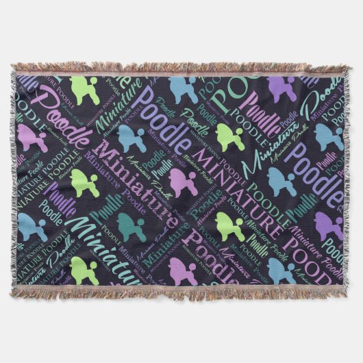 Couverture Art de mot de caniche miniature (Devant)