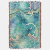 Couverture art de sirènes à l'aquarelle (devant Vertical)