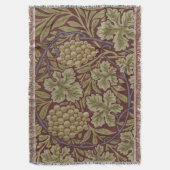 Couverture Art de vigne rouge vert de William Morris (devant Vertical)