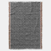 Couverture Art déco élégant Chevron Zigzag (devant Vertical)