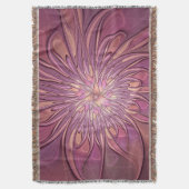 Couverture Art floral fractal moderne abstrait couleurs de ba (devant Vertical)