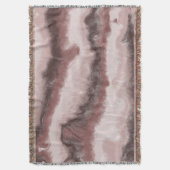 Couverture Art Liquide Minéral en Bois de Rose Abstrait (devant Vertical)