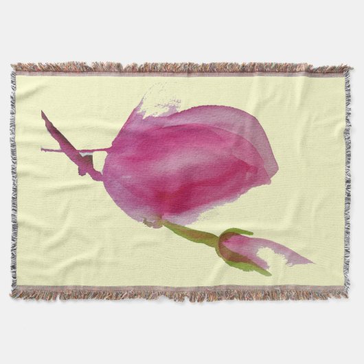 Couverture Art moderne de fleurs d'aquarelle rose Magnolia (Devant)