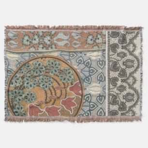 Couverture Art nouveau Cyclamen floral élégant Eugene Grasset