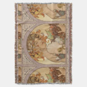 Couverture Art Nouveau Femme Mucha Belle (devant Vertical)