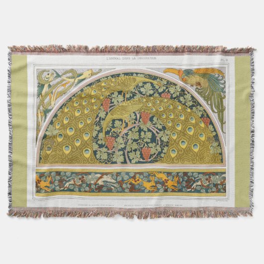 Couverture Art nouveau paon paon verneuil (Devant)