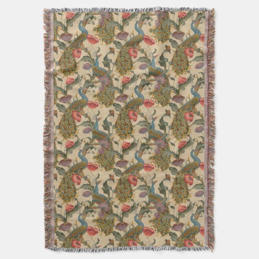 Couverture Art Nouveau vintage 1890 Le Motif Peacock (devant Vertical)