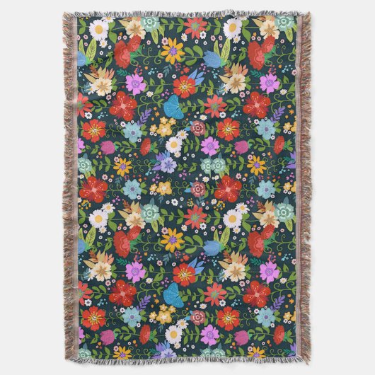 Couverture Art populaire floral mexicain (devant Vertical)