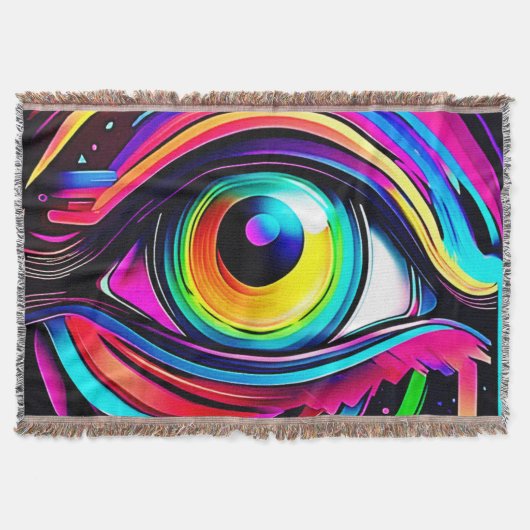 Couverture Art Psychédélique Vibrant de l'Œil (Devant)