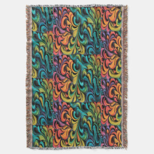 Couverture Art vibrant multicolore en spirale