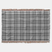 Couverture Ash Grey Blackwatch Campbell Tartan Plaid (Devant)