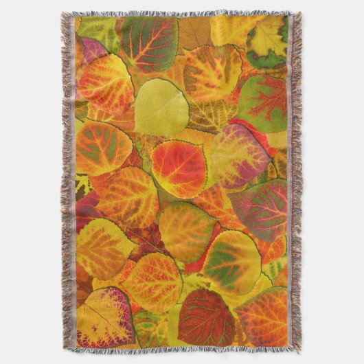 Couverture Aspen Feuilles Collage Solid Medley 1 (devant Vertical)