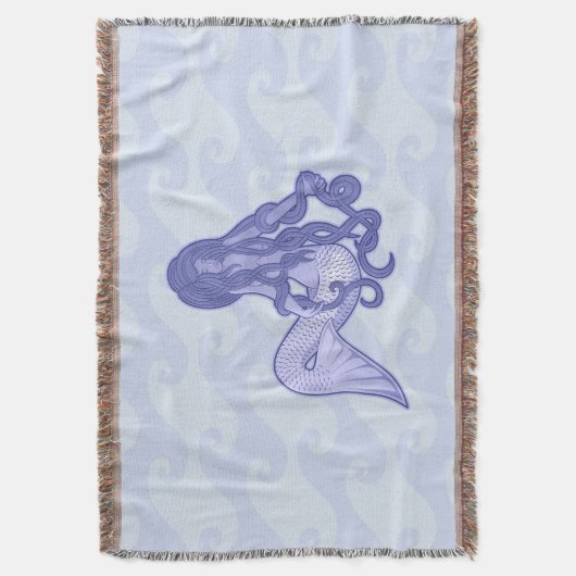 Couverture Assis Mermaid bleu (devant Vertical)