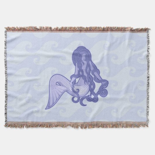 Couverture Assis Mermaid bleu (Devant)