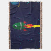 Couverture astronaute astronaute de vaisseau spatial de fusée (devant Vertical)