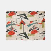 Couverture atomique moderne d'ouatine de tissu de (Devant (Horizontal))