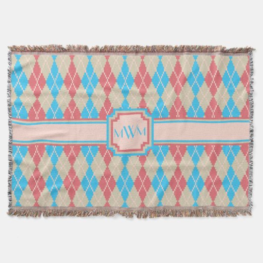 Couverture Au Beach Jacquard Throw Blanket (Devant)
