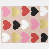 Couverture au coeur chic et coloré. (Devant (Horizontal))