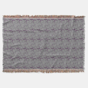 Couverture Aubergine et contemporain abstrait de gris