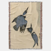 Couverture Audubon Belted Kingfisher Wildlife Bird (devant Vertical)