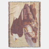 Couverture Audubon Classic Bald Eagle avec poisson frais (devant Vertical)