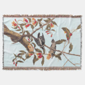 Couverture Audubon Downy Pic Couple aux fleurs (Devant)