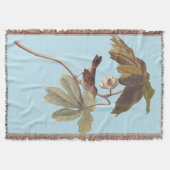 Couverture Audubon Oiseau de Bruant sur Mandrake sauvage (Devant)