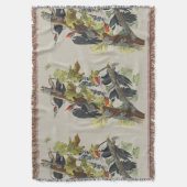 Couverture Audubon Pileated Woodpecker Bird Painting (devant Vertical)