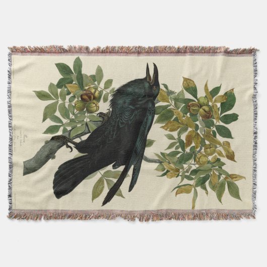 Couverture Audubon Raven Oiseau classique (Devant)