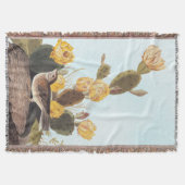 Couverture Audubon Vesper Sparrow et Prickly Pear Cactus (Devant)