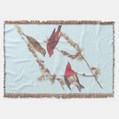 Couverture Audubon's Purple Finch Trois oiseaux rouges en hiv (Devant)