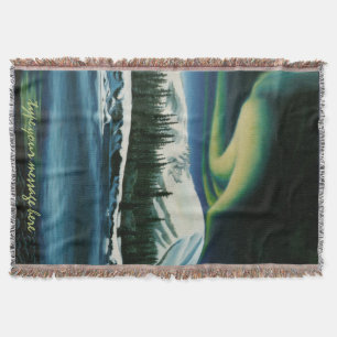 Couverture Aurora d'hiver Couverture d'art canadie
