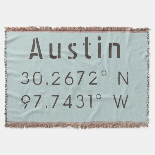 Couverture Austin Latitude et Longitude (Devant)