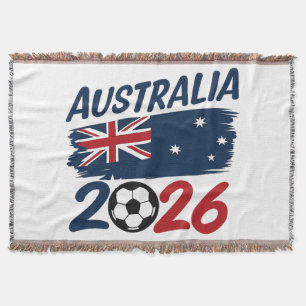 Couverture Australie 2026 Couleurs de drapeau de design pour