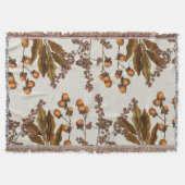 Couverture Automne Automne Aquarelle Feuilles de feuillage (Devant)