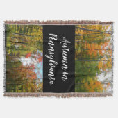 Couverture Automne Maple Trees Automne Photographie de la nat (Devant)