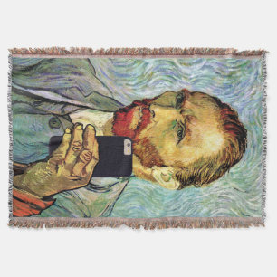 Couverture Autoportrait de Vincent Van Gogh avec selfie au té